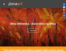 Tablet Screenshot of ilonaart.studio-graficzne.com